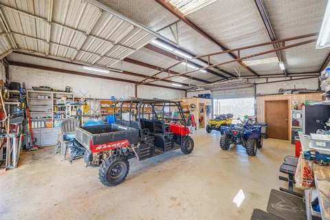 a view of a storage in a room