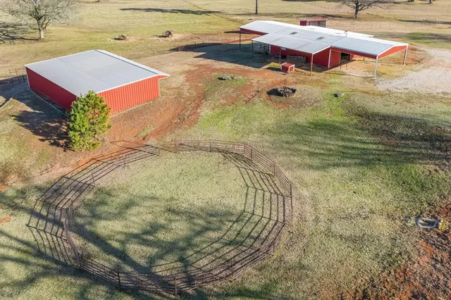 a view of a bunch of trees