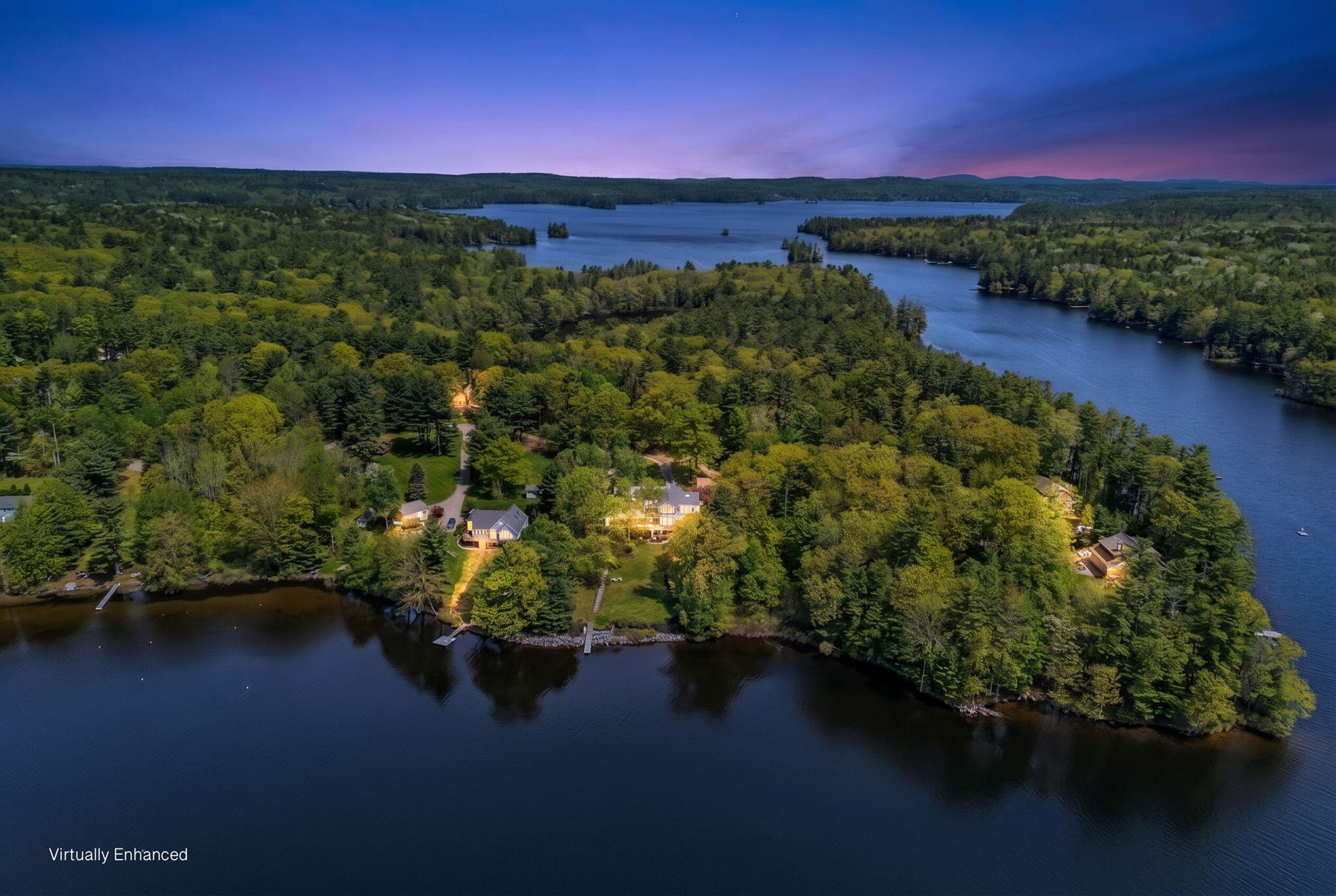 299 Gates Road Jefferson, ME 04348 - Photo 97 of 121 Overview of Damariscotta Lake