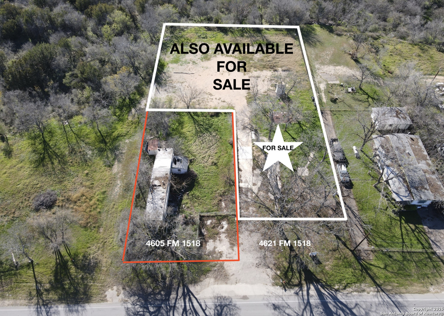 4605 Farm To Market Road 1518 Selma, TX 78154 - Photo 3 of 7 a sign on the side of a road