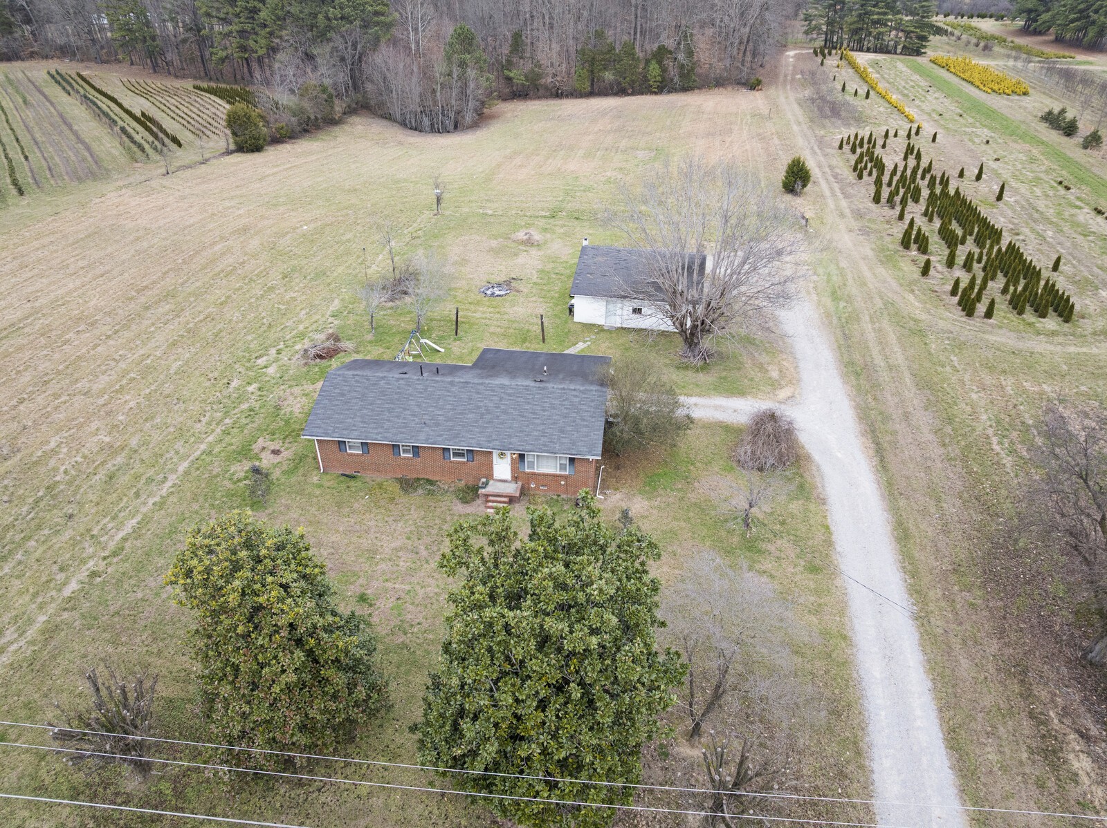 95 Pike Hill Road McMinnville, TN 37110 - Photo 32 of 42 an aerial view of residential houses with outdoor space