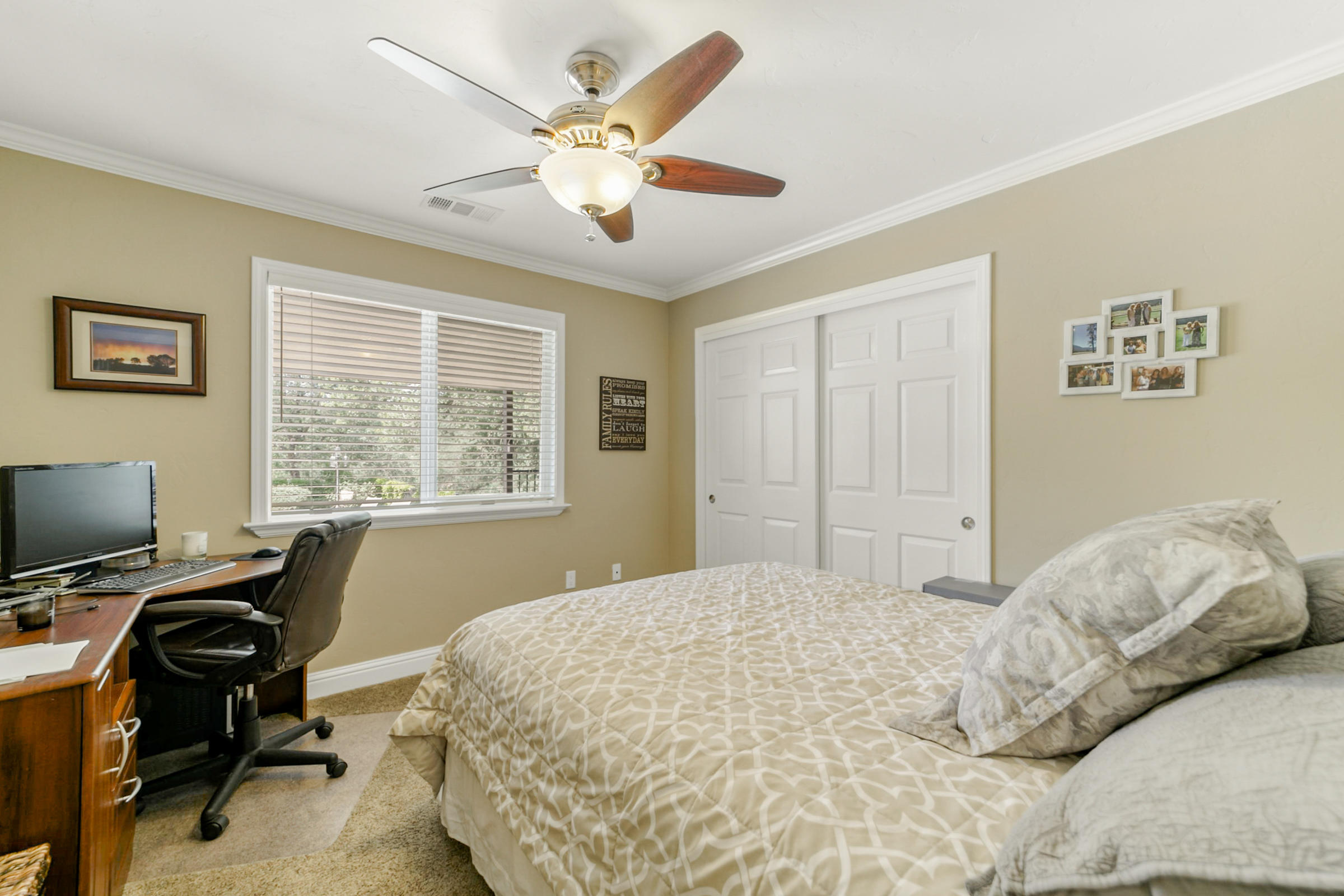 14385 Del Oro Court Red Bluff, CA 96080 - Photo 30 of 33 a bedroom with a bed and a window