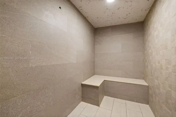 a front view of a building with lake view