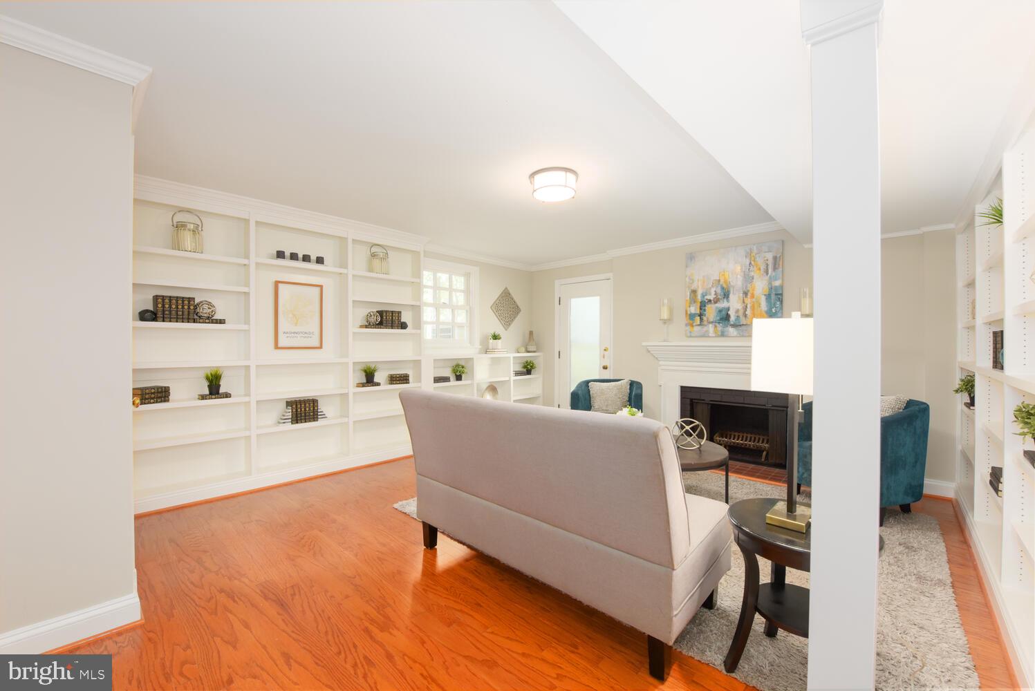2305 Windsor Road Alexandria, VA 22307 - Photo 13 of 30 Family room with a fireplace