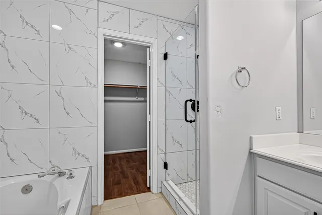 a view of an empty room