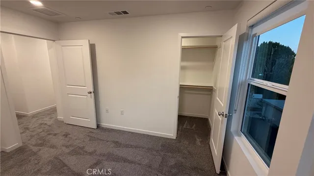 a view of closet area