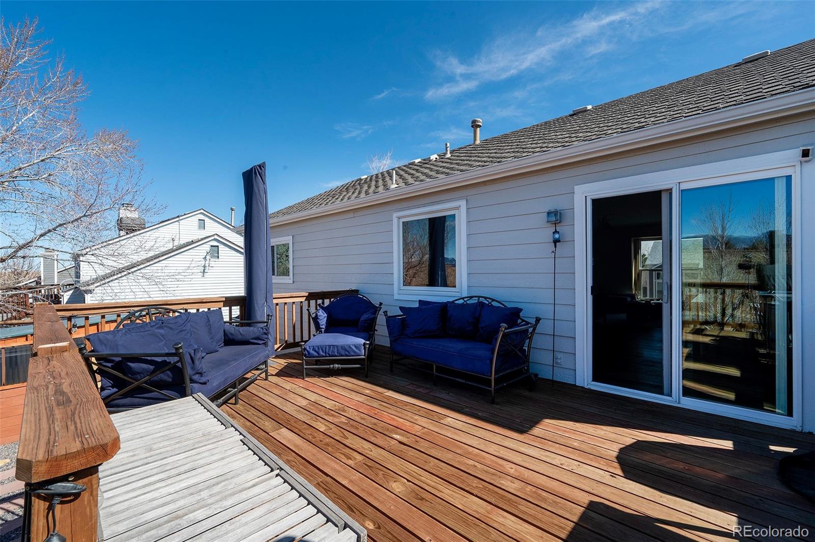 10351 Routt Street Broomfield, CO 80021 - Photo 14 of 31 a balcony with furniture and wooden floor