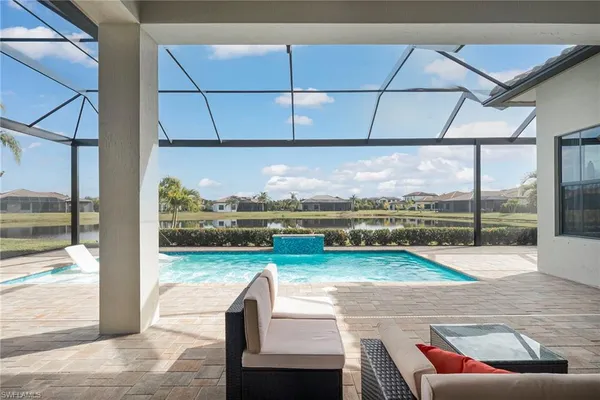 a living room with a couch and a table
