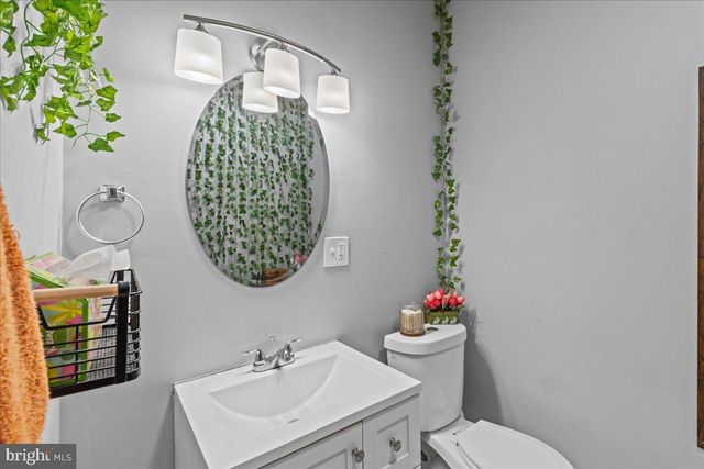 a entryway with flower garden