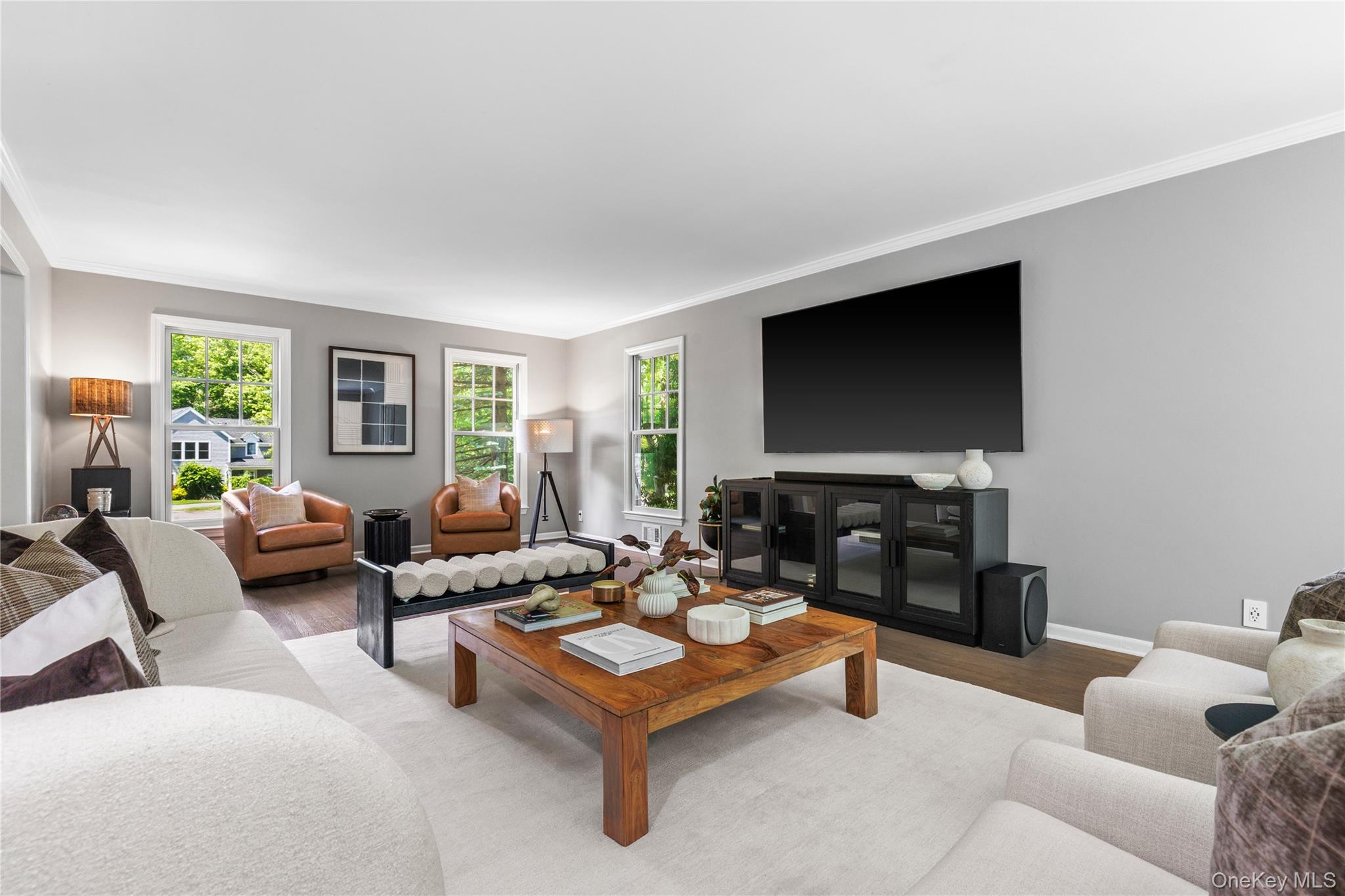 19 John Jay Place Rye, NY 10580 - Photo 7 of 45 The large, central gathering space is complemented by a second sitting area conducive to more intimate conversation.