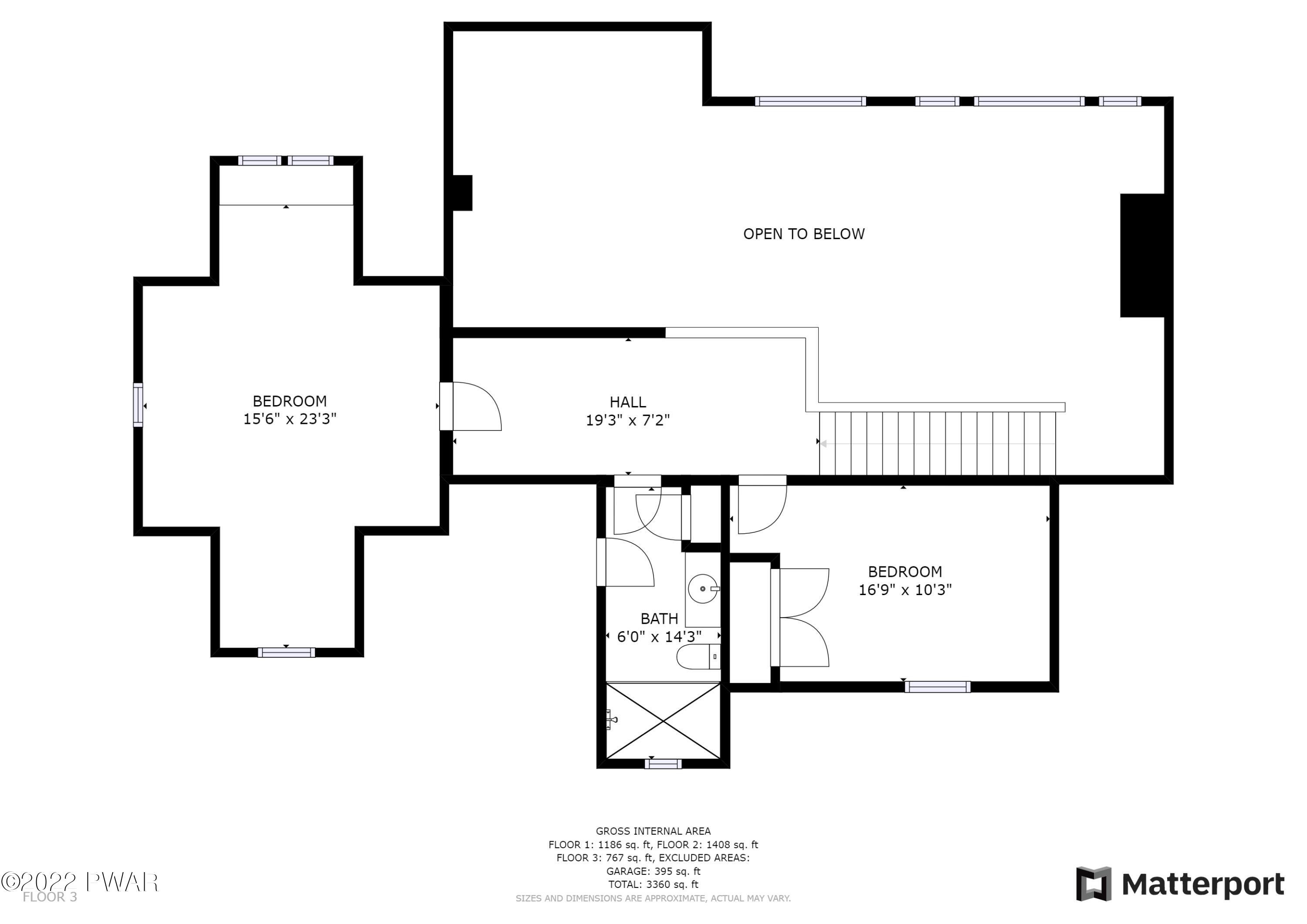 234 Lennon Road Greentown, PA 18426 - Photo 53 of 53 Upper Floor Plan