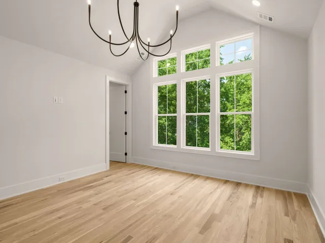 a view of backyard with green space