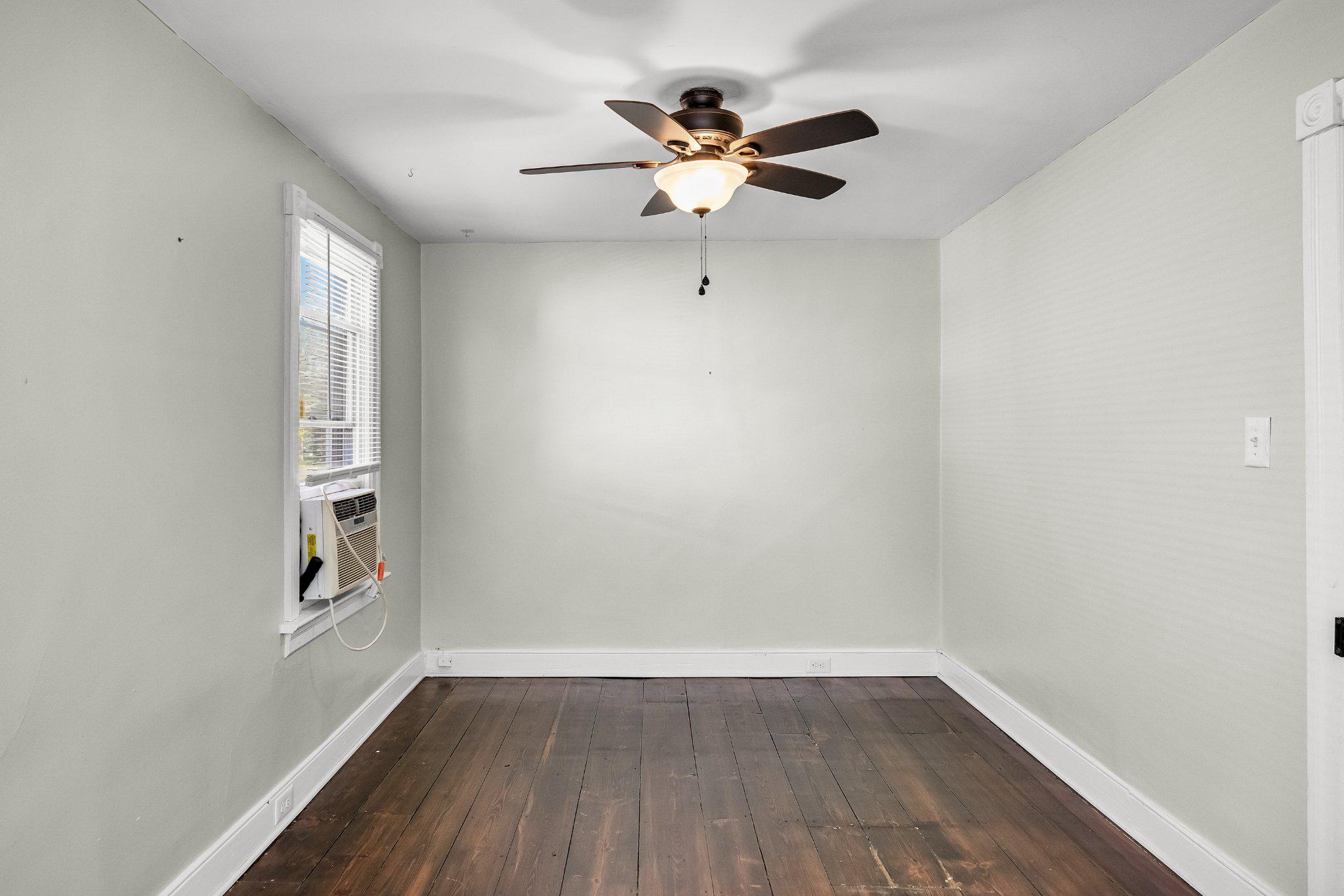 36 Brainerd Street Mount Holly, NJ 08060 - Photo 15 of 28 a view of empty room with wooden floor and fan