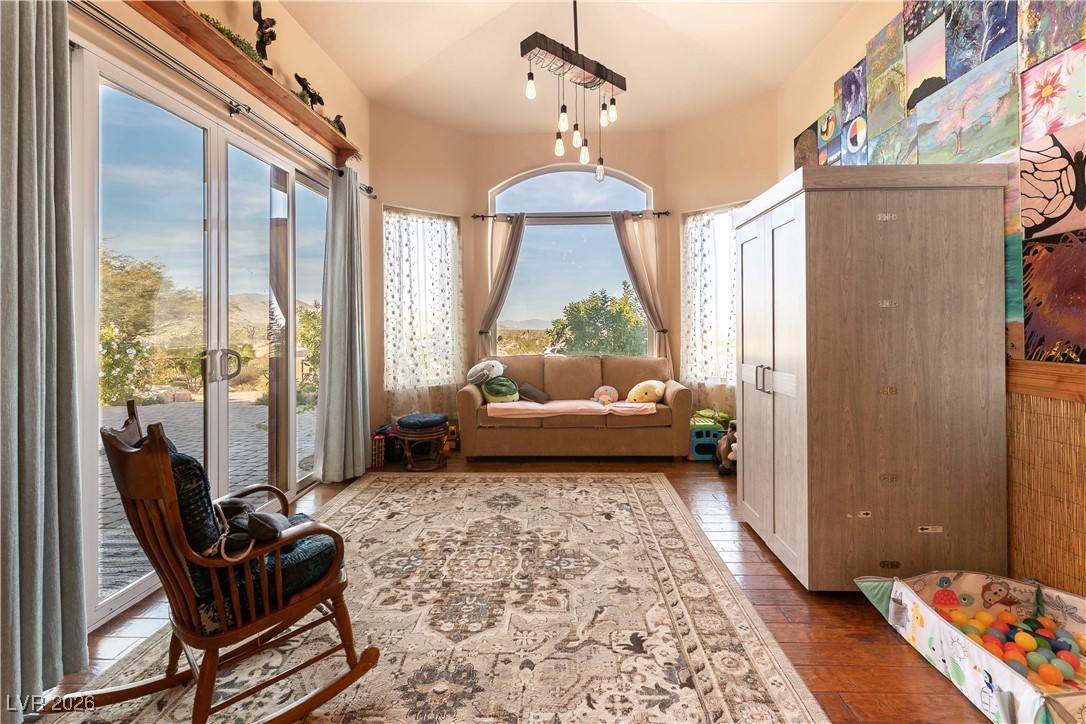13675 Racel Street Las Vegas, NV 89166 - Photo 15 of 55 Sitting room with wood-type flooring