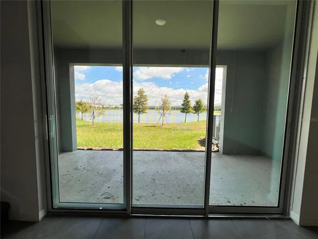 a view of livingroom with hallway