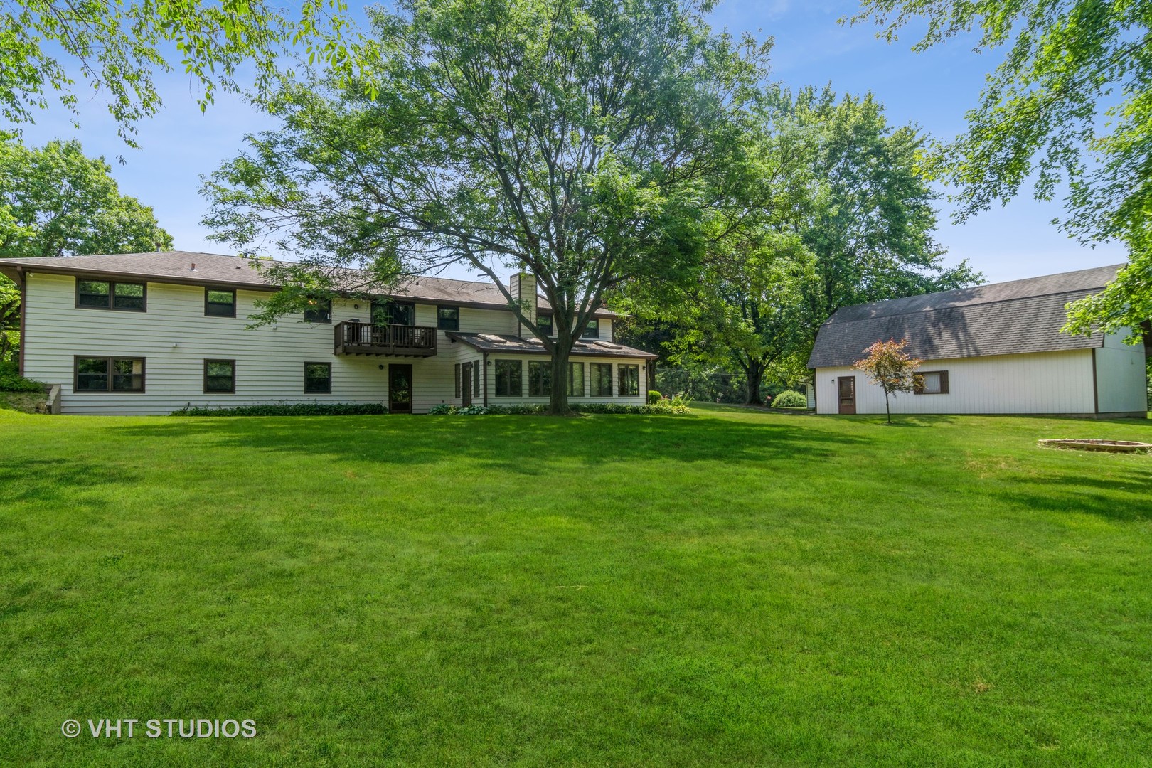 1N400 Pouley Road Elburn, IL 60119 - Photo 36 of 50 a view of a house with a big yard