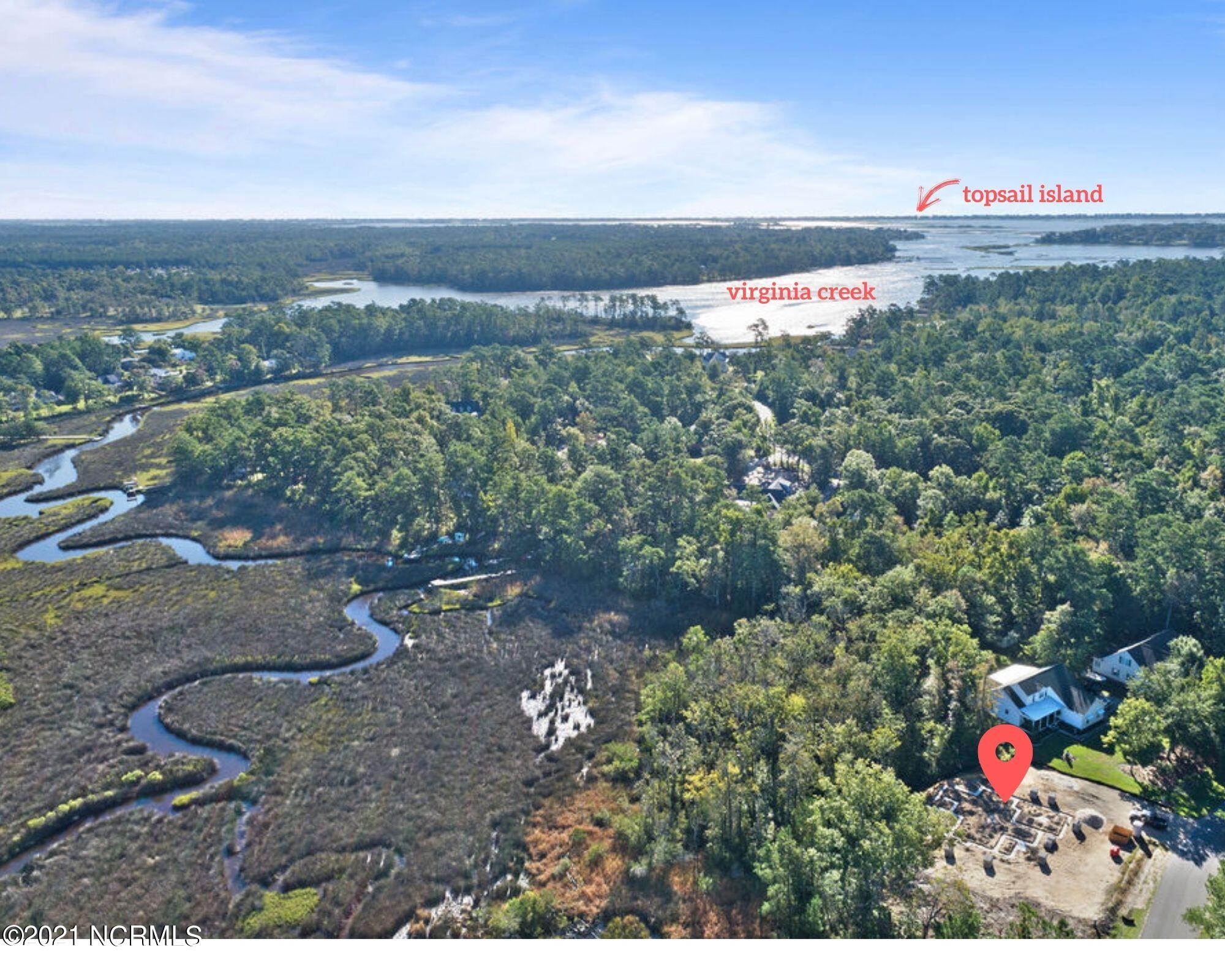 67 R Royal Tern Drive Hampstead, NC 28443 - Photo 3 of 14 aerial of marsh view