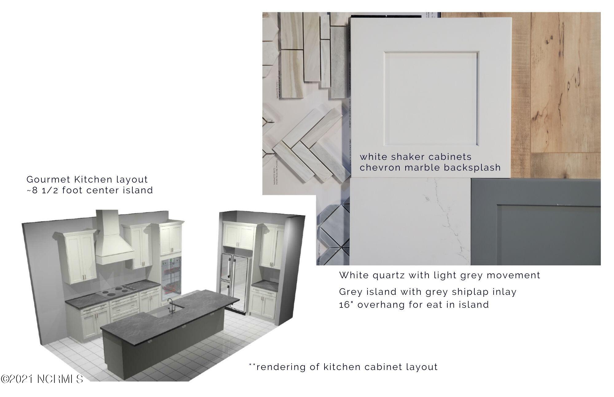 67 R Royal Tern Drive Hampstead, NC 28443 - Photo 6 of 14 Gourmet Kitchen layout _8 12 foot center