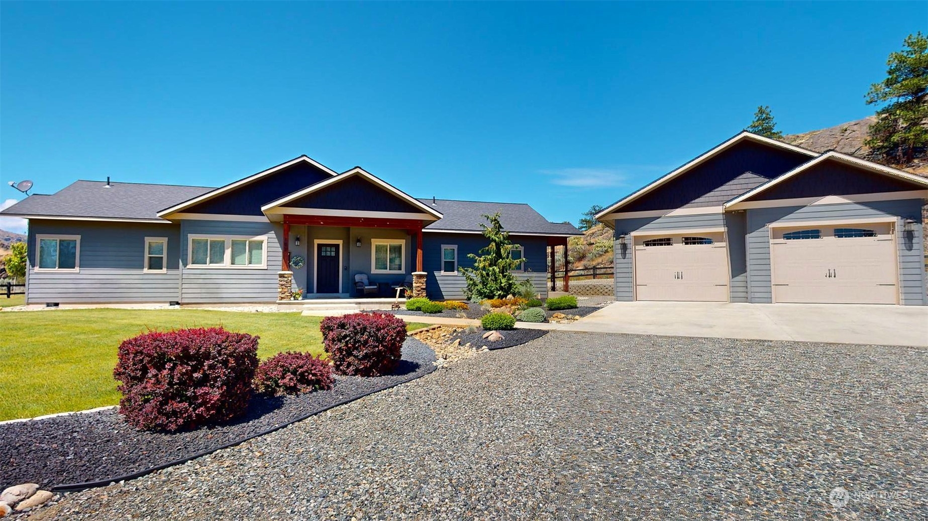 192 Hubbard Road Riverside, WA 98849 - Photo 1 of 40 a front view of a house with patio