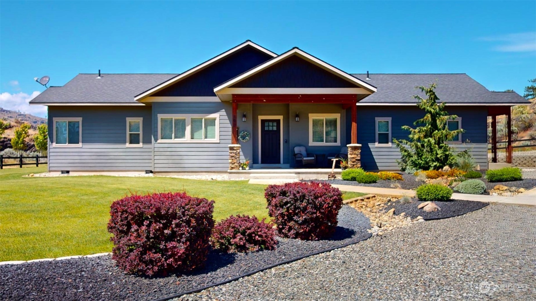 192 Hubbard Road Riverside, WA 98849 - Photo 2 of 40 a view of a house with swimming pool and furniture