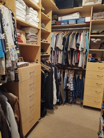 2170 Highway 357 Beaver, UT 84713 - Photo 29 of 56 Built-in closet system with multiple shelving units, integrated drawer storage, and extensive hanging rods