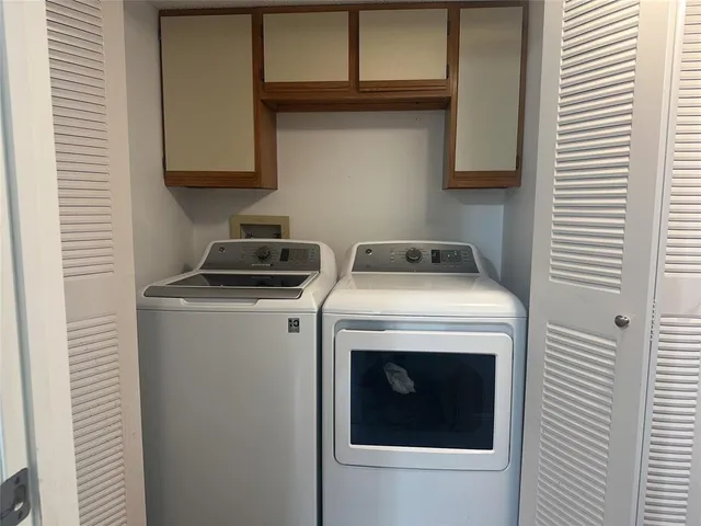 a view of washer and dryer