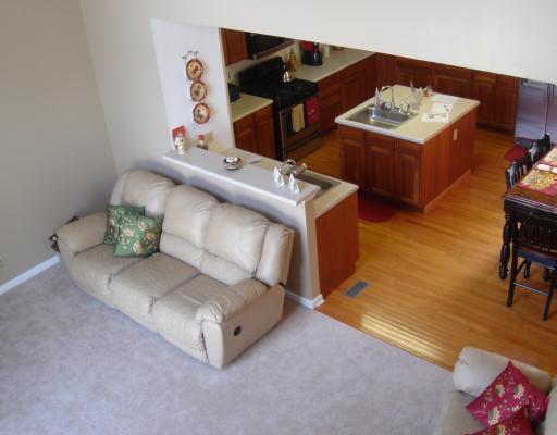155 Riemer Road Sarver, PA 16055 - Photo 10 of 17 Den/Family/Great Room. View of Living Room / Kithcen from 2nd floor Family Room.