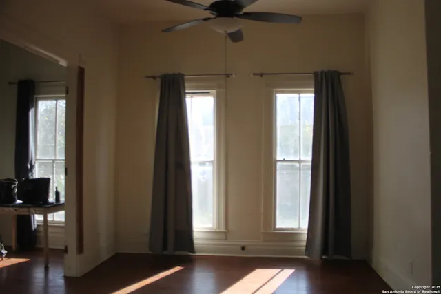 a view of street with houses