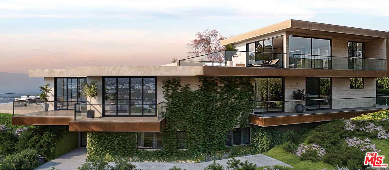 7305 Pyramid Place Los Angeles, CA 90046 - Photo 4 of 36 a front view of a house with garden