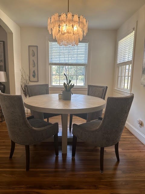 202 Mayfair Road Nashville, TN 37205 - Photo 8 of 21 a view of a dining room with furniture window and wooden floor