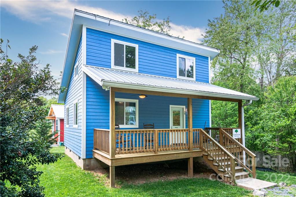 29 Davidson Road Asheville, NC 28803 - Photo 2 of 37 a view of a house with a yard and deck