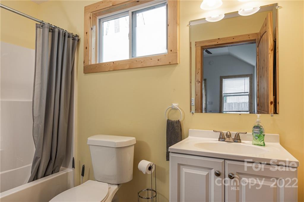29 Davidson Road Asheville, NC 28803 - Photo 35 of 37 a bathroom with a sink a toilet and a mirror