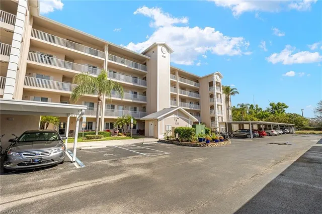 a car parked in front of a building