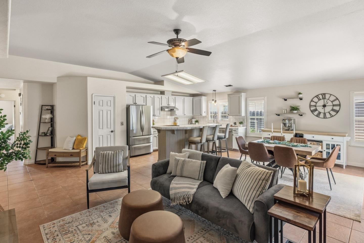 750 Ruger Court Hollister, CA 95023 - Photo 3 of 15 a living room with lots of furniture and view of kitchen
