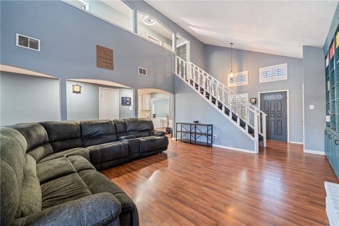 2217 Post Oak Drive Portland, TX 78374 - Photo 3 of 39 a living room with furniture and a wooden floor