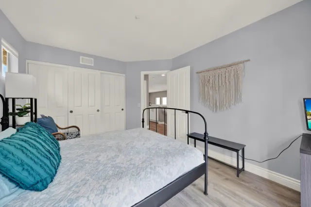 a view of street with tall buildings