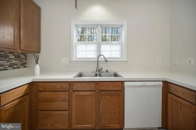 a sink with a window