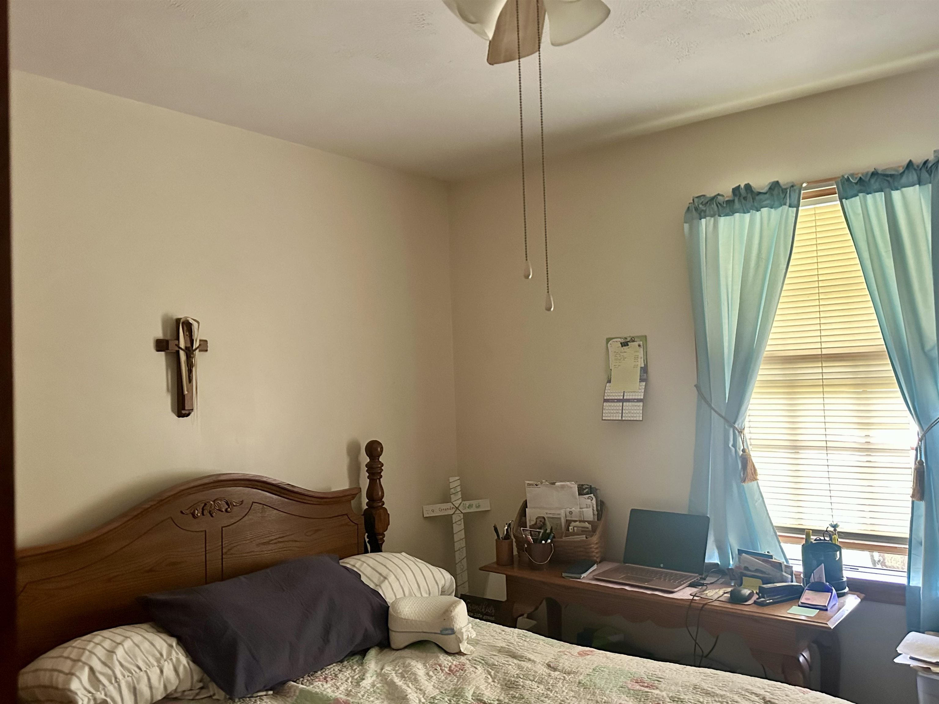 661 Ladd Road Fishersville, VA 22939 - Photo 8 of 14 a bedroom with a bed and wooden floor