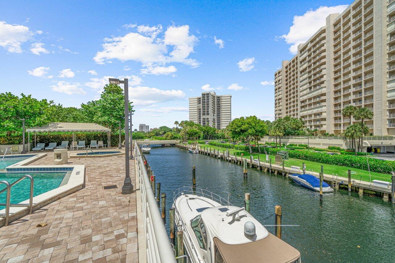 4201 North Ocean Boulevard, Unit 1801 Boca Raton, FL 33431 - Photo 42 of 48 a view of a lake with a terrace