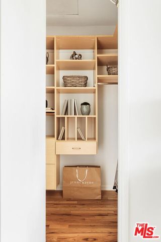 a area with a wooden floor