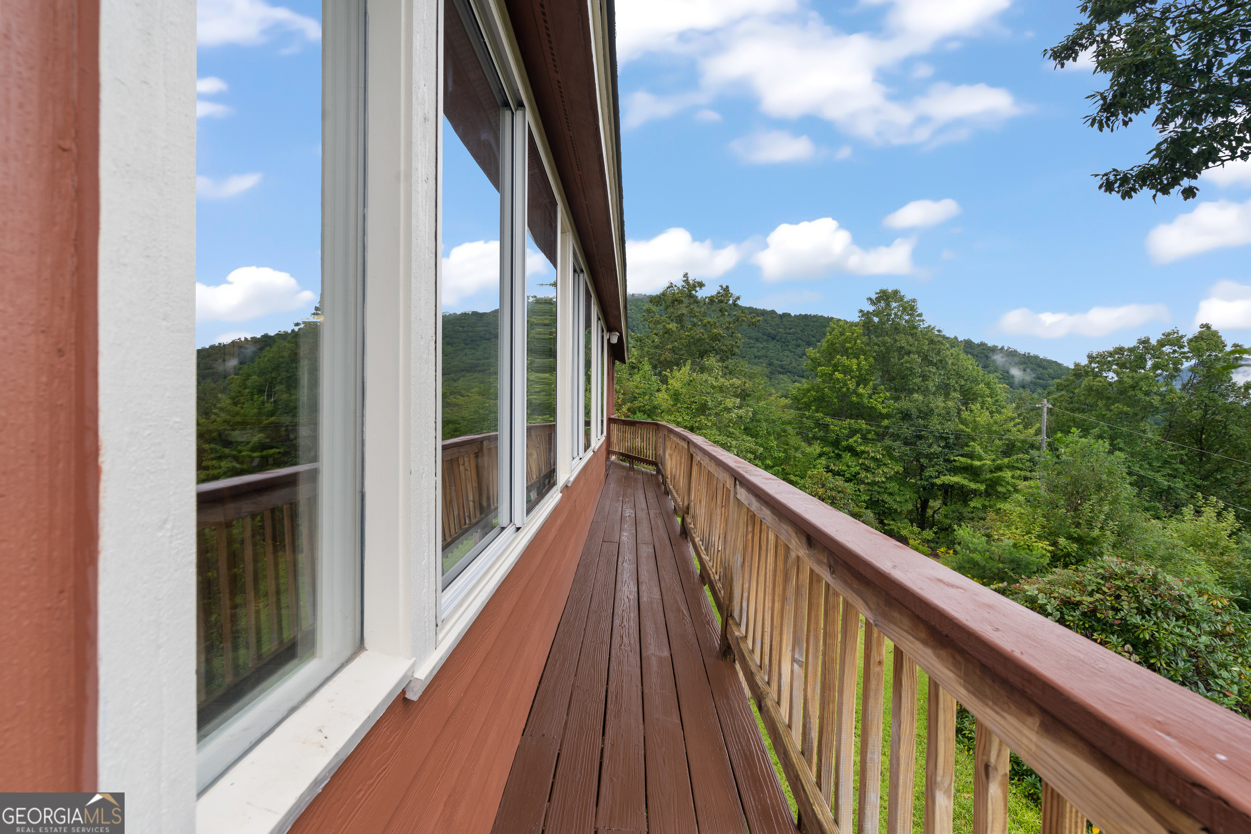 1387 Valley Street Clayton, GA 30525 - Photo 43 of 59 a view of a balcony with staircase