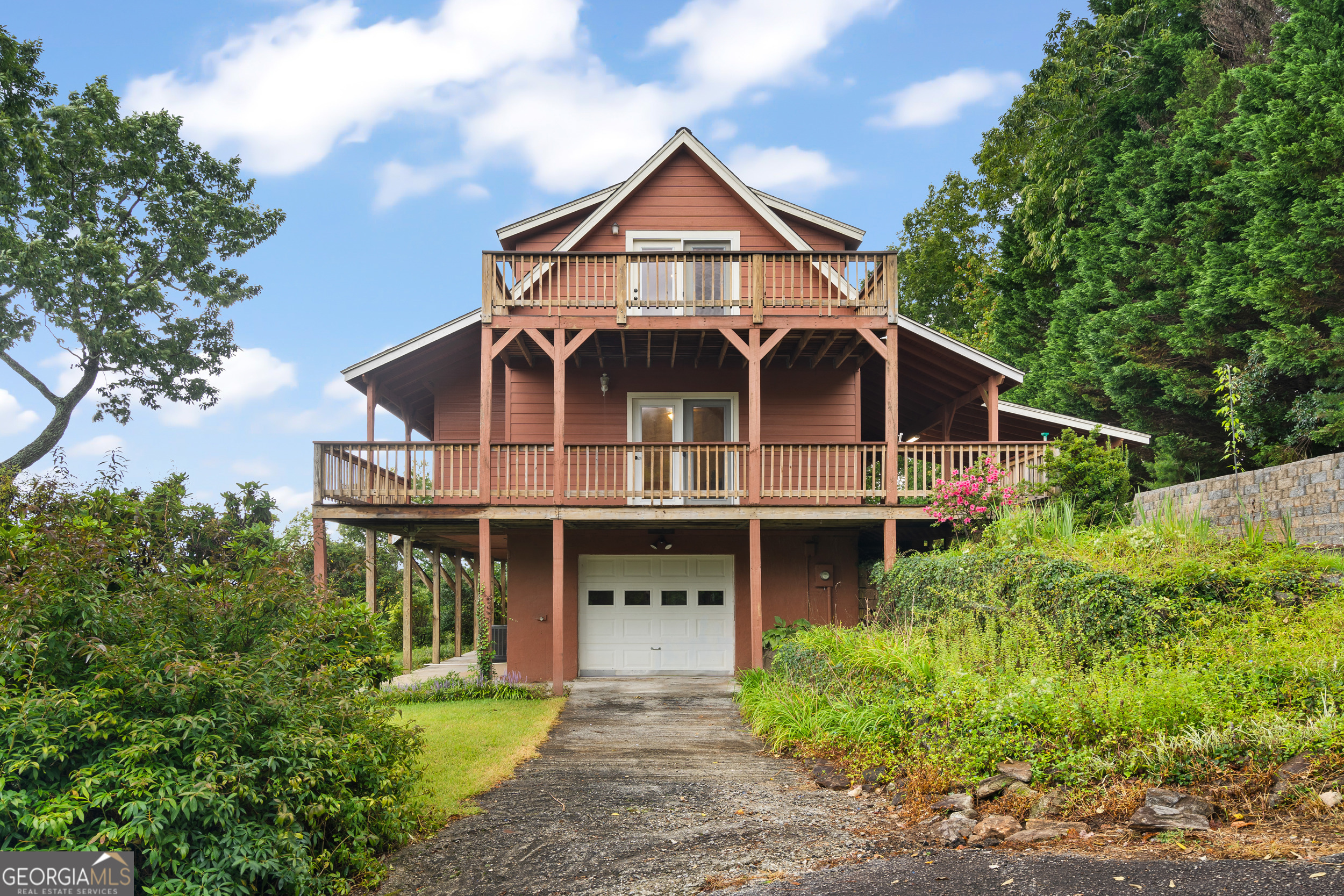 1387 Valley Street Clayton, GA 30525 - Photo 6 of 59 a front view of a house with a yard