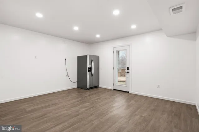 a view of an empty room