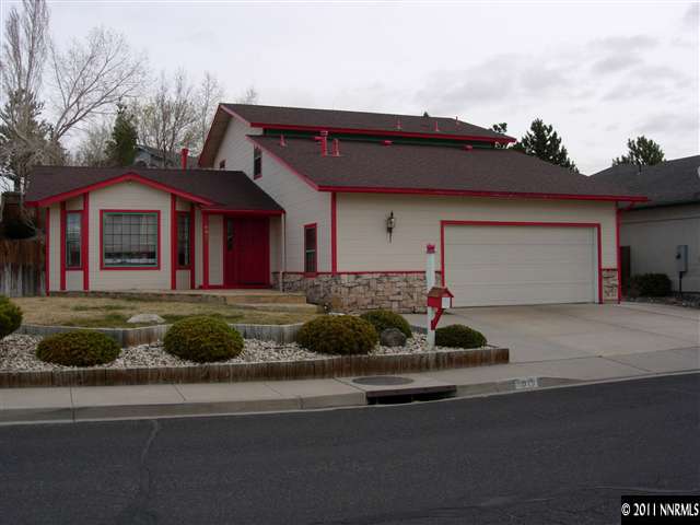 5919 Simons Drive Reno, NV 89523 - Photo 1 of 1 a front view of a house with garage