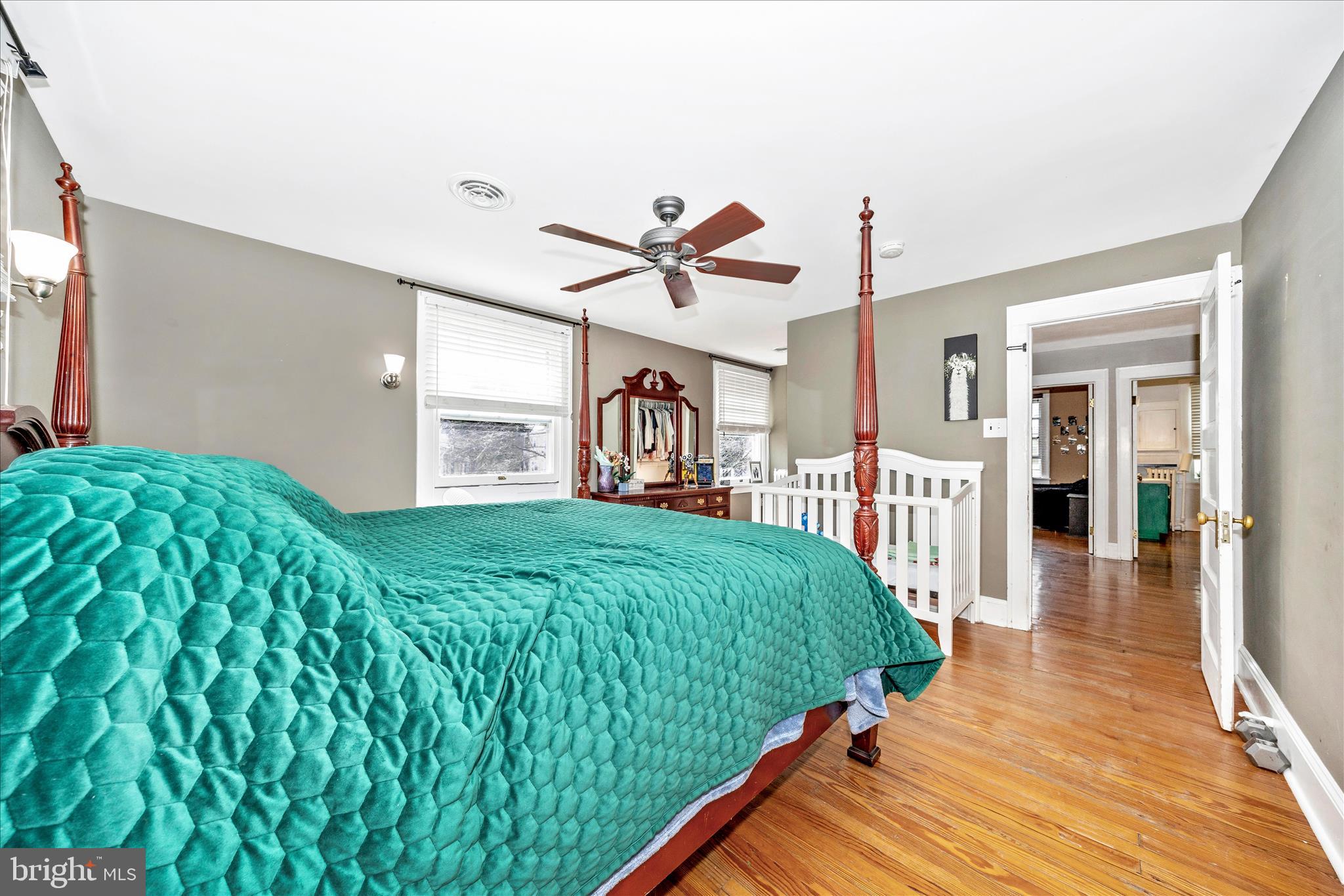 707 Summit Avenue Hagerstown, MD 21740 - Photo 28 of 54 a bed room with a bed and a chandelier