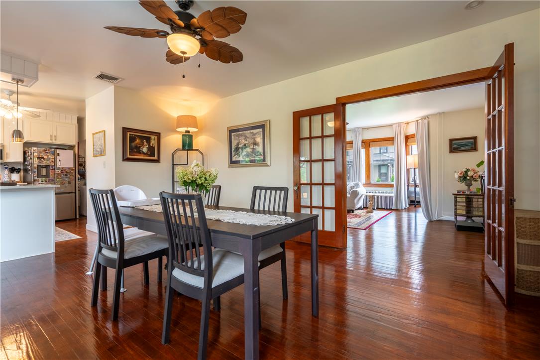 665 Point Phillips Road Bath, PA 18014 - Photo 15 of 73 Rich hardwood floors lead into a welcoming dining area with convenient access to the kitchen and living room.