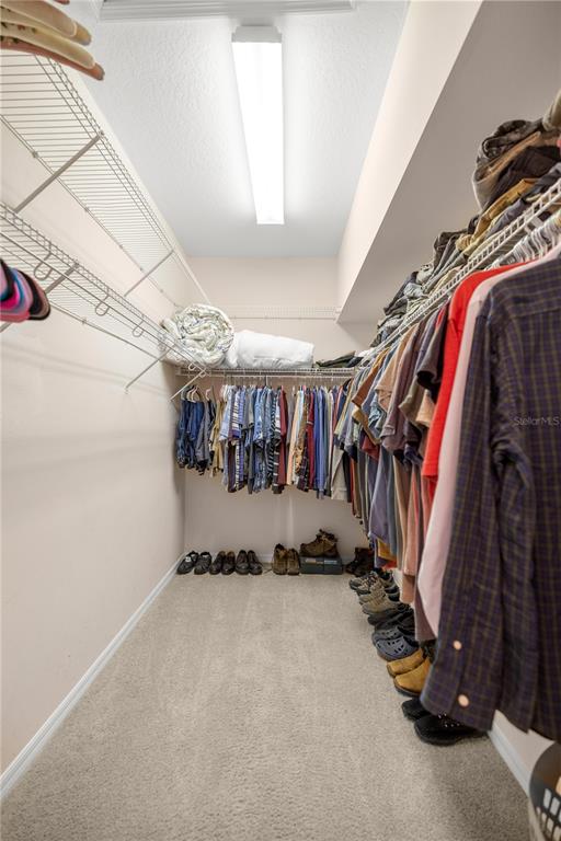 19040 Northwest 88th Avenue Road Reddick, FL 32686 - Photo 22 of 68 a view of walk in closet with clothes and shoes