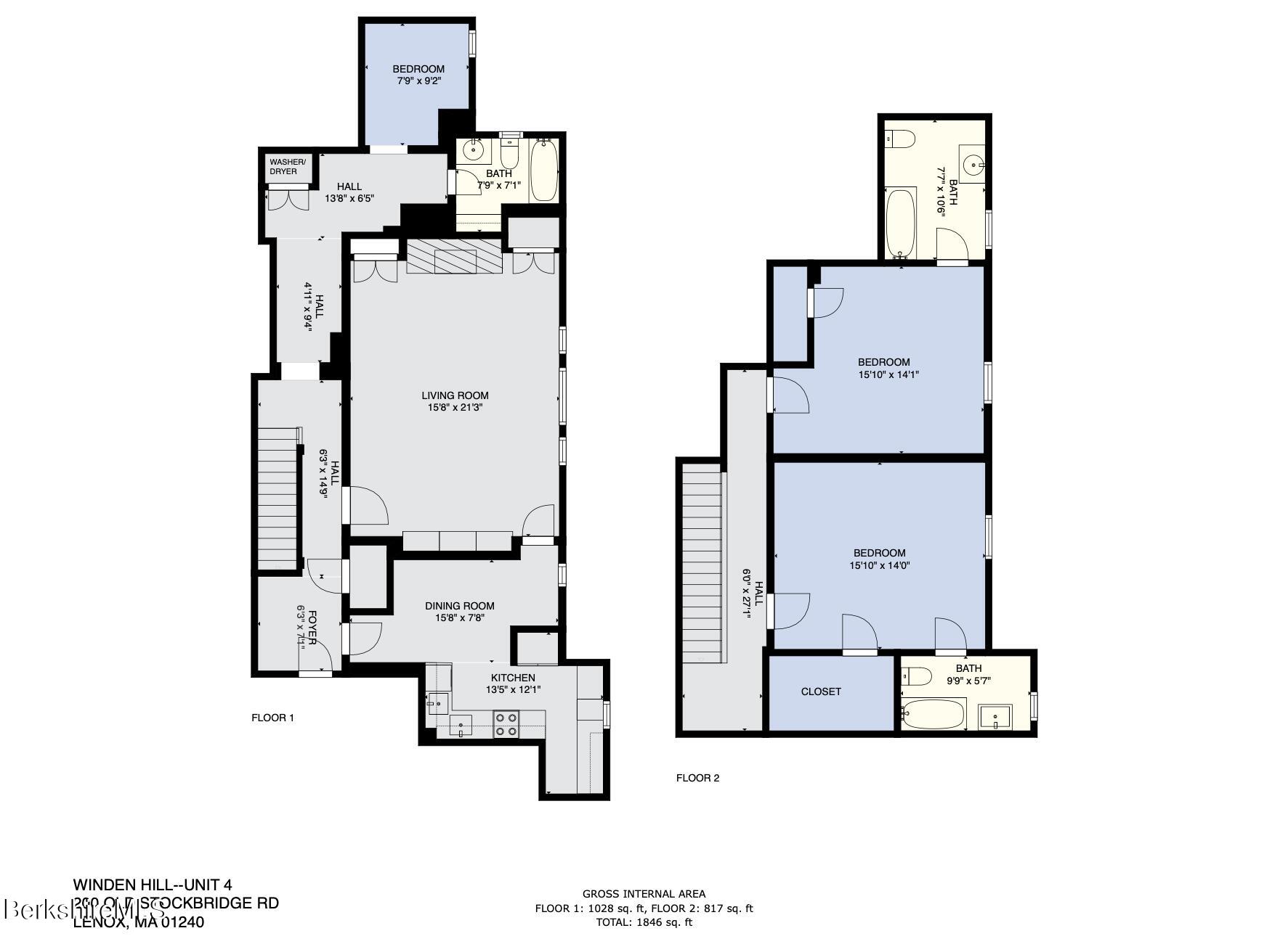 200 Old Stockbridge Road, Unit V4 Lenox, MA 01240 - Photo 35 of 35 FLOOR PLAN