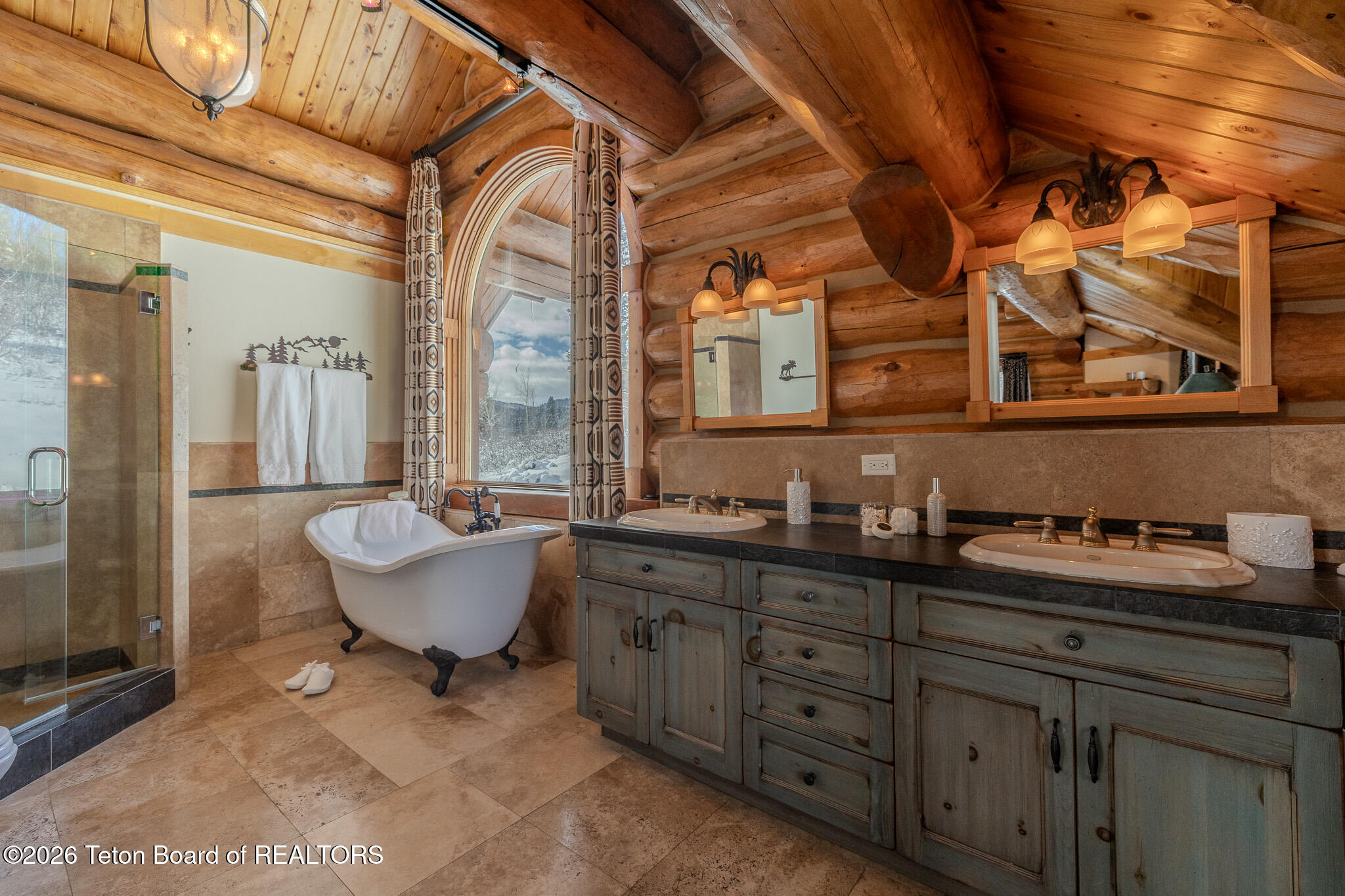 4020 Bronco Road Wilson, WY 83014 - Photo 24 of 39 Primary Bathroom