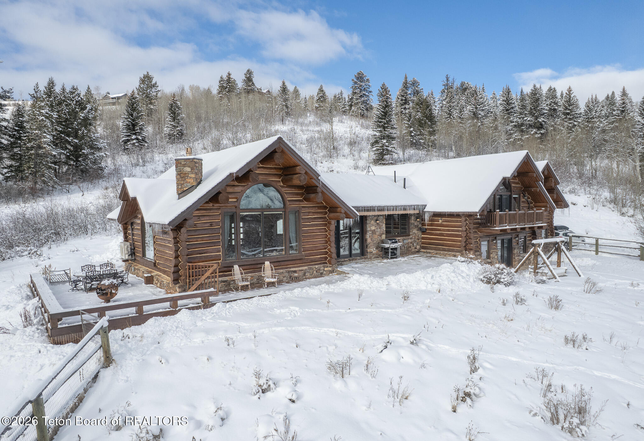 4020 Bronco Road Wilson, WY 83014 - Photo 3 of 39 Aerial of House